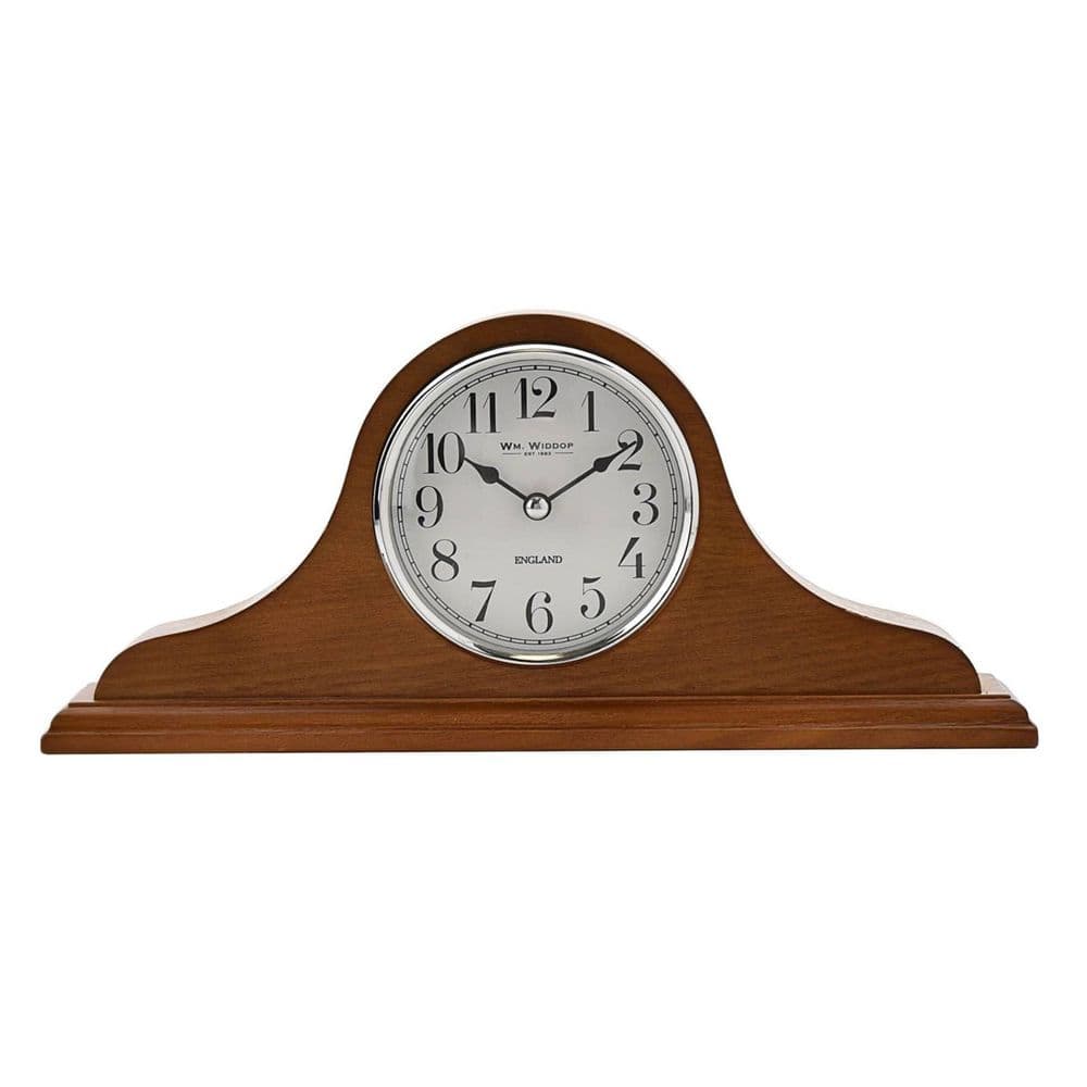 Widdop Napoleon Oak Wooden Mantel Clock W2966OAK