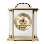Widdop Quartz Glass and Gold Carriage Clock W2918