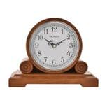 Widdop Quartz Oak Wooden Barrel Mantel Clock W2929