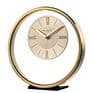 Widdop Round Gold Quartz Mantel Clock W2937G