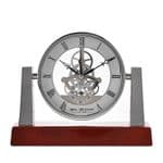 Widdop Searchlight Style Skeleton Movement Table Clock W2030