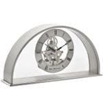 Widdop Silver Arch Skeleton Movement Mantel Clock W2029S
