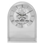 Widdop Silver Arch Skeleton Movement Mantel Clock W2855S