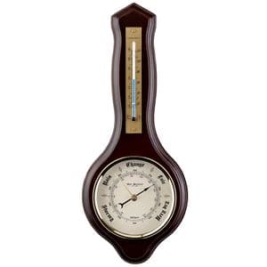 Widdop Wooden Barometer and Thermometer W7935