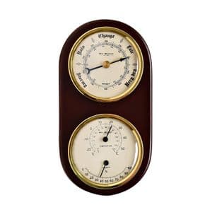 Widdop Wooden Barometer Weather Station W7934