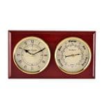 Widdop Wooden Clock and Barometer W7930