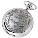 Woodford Chrome Plated Battle of Britain Memorial Pocket Watch 1955