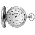 Woodford Chrome Plated Full Hunter Pocket watch 1027