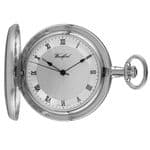 Woodford Chrome Plated Full Hunter Pocket Watch 1054