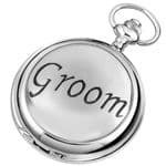 Woodford Chrome Plated Groom Pocket Watch 1889