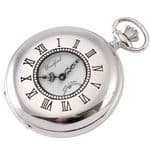 Woodford Chrome Plated Half Hunter Pocket watch 1011