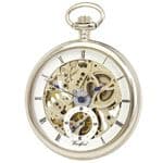 Woodford Chrome Plated Pocket Watch 1043