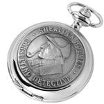 Woodford Chrome Plated Sherlock Holmes Pocket Watch 1952