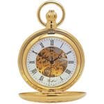 Woodford Gold Plated Cut Out Mechanical Pocket watch 1029