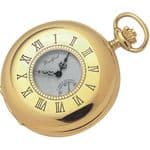 Woodford Gold Plated Half Hunter Pocket Watch 1015