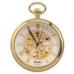Woodford Gold Plated Mechanical Pocket Watch 1030