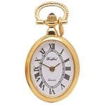 Woodford Gold Plated Oval Quartz Pendant Watch 1209