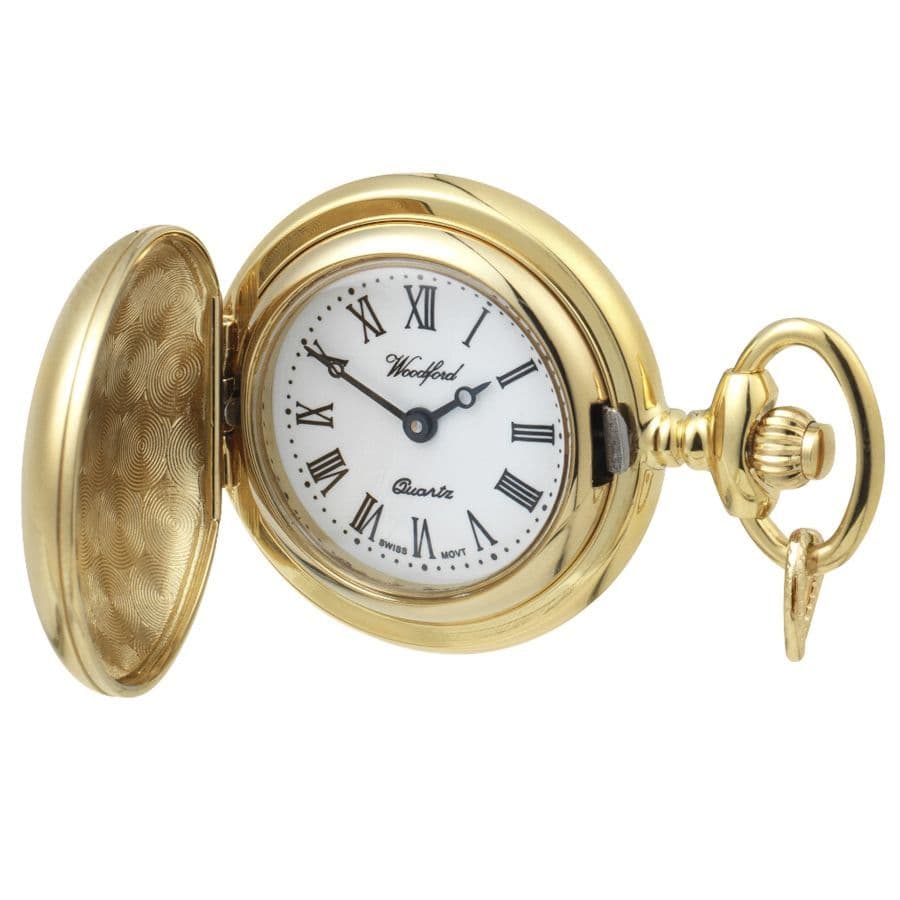 Woodford Gold Plated Quartz Pendant Watch 1234