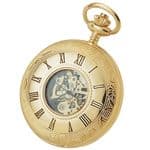Woodford Gold Plated Twin Lid Mechanical Pocket watch 1077