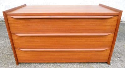 1960's Teak Low Chest of Drawers