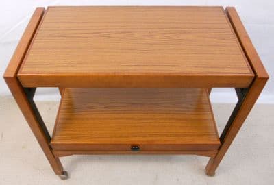 1960's Teak Tea Trolley Dinner Wagon