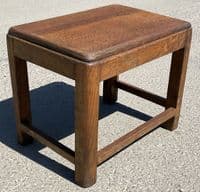 Antique Small Oak Stool
