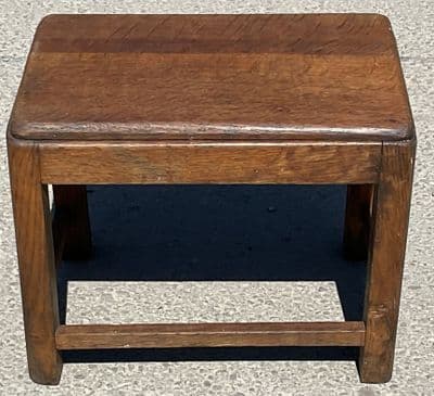 Antique Small Oak Stool