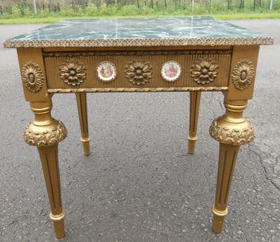 Antique Style Gilt Coffee Table