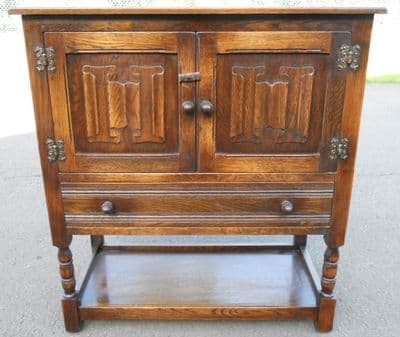 Antique Style Oak Cupboard by Jaycee