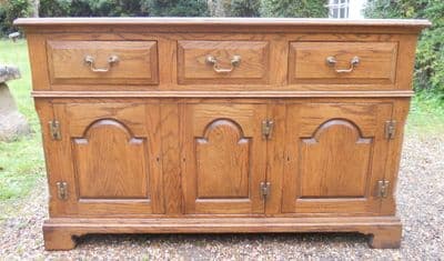 Antique Style Oak Dresser Cupboard Base