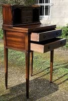 Antique Style Small Mahogany Ladies Desk