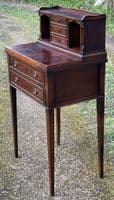Antique Style Small Mahogany Ladies Desk
