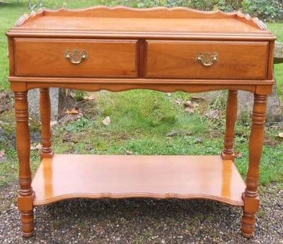 Cherry Wood Side or Writing Table by Younger