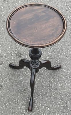 Chippendale Style Mahogany Pedestal Wine Table