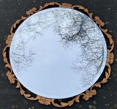 Circular Gilt Mirror by Atsonia