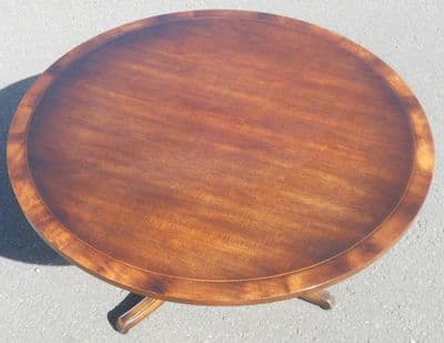 Circular Mahogany Coffee Table by Rackstraw
