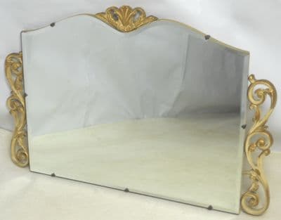 Deco Gilt Frame Wall Mirror by Atsonea - SOLD
