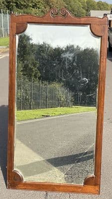 Edwardian Mahogany Framed Mirror