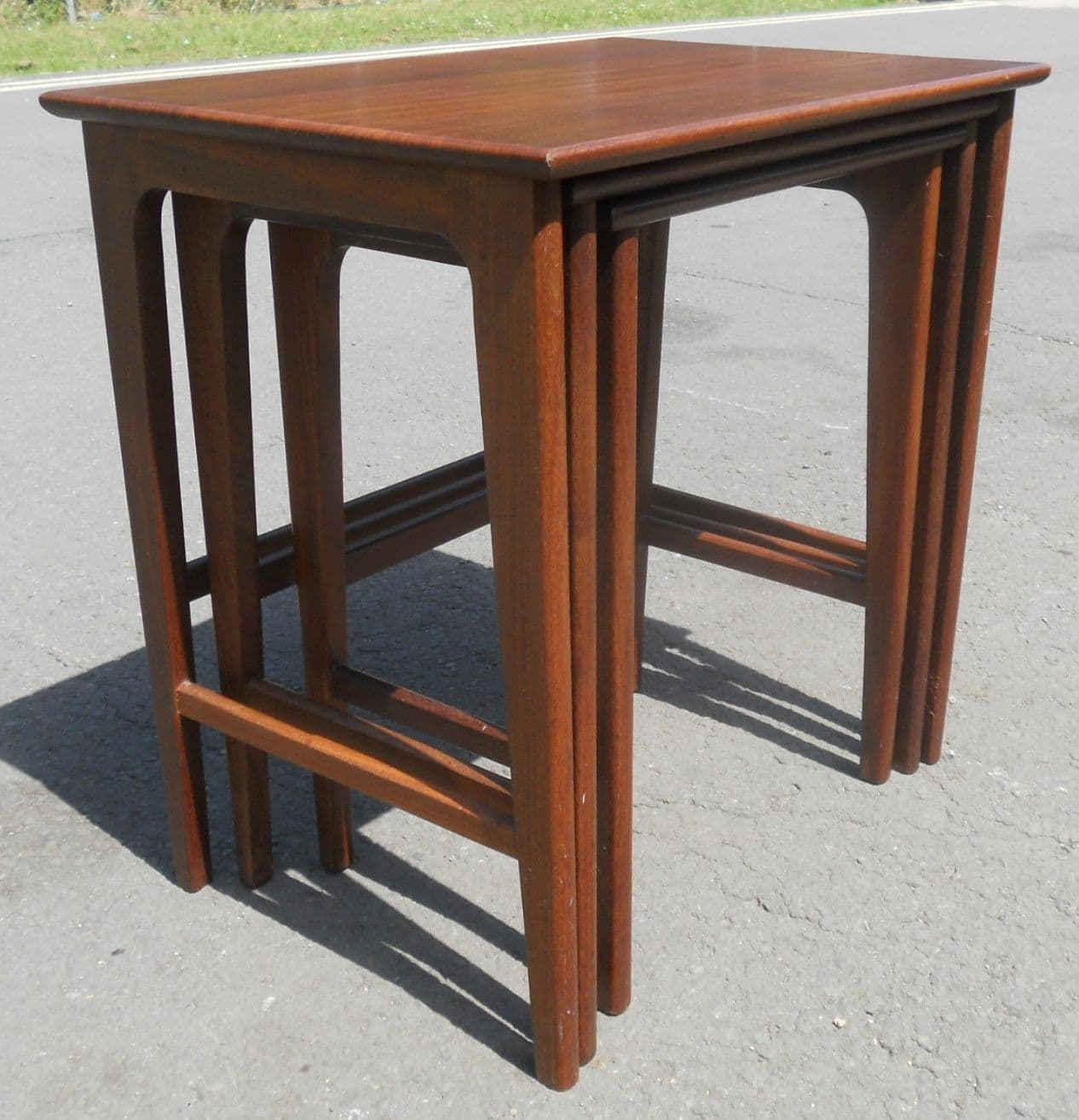 Edwardian Style Mahogany Nest of Coffee Tables