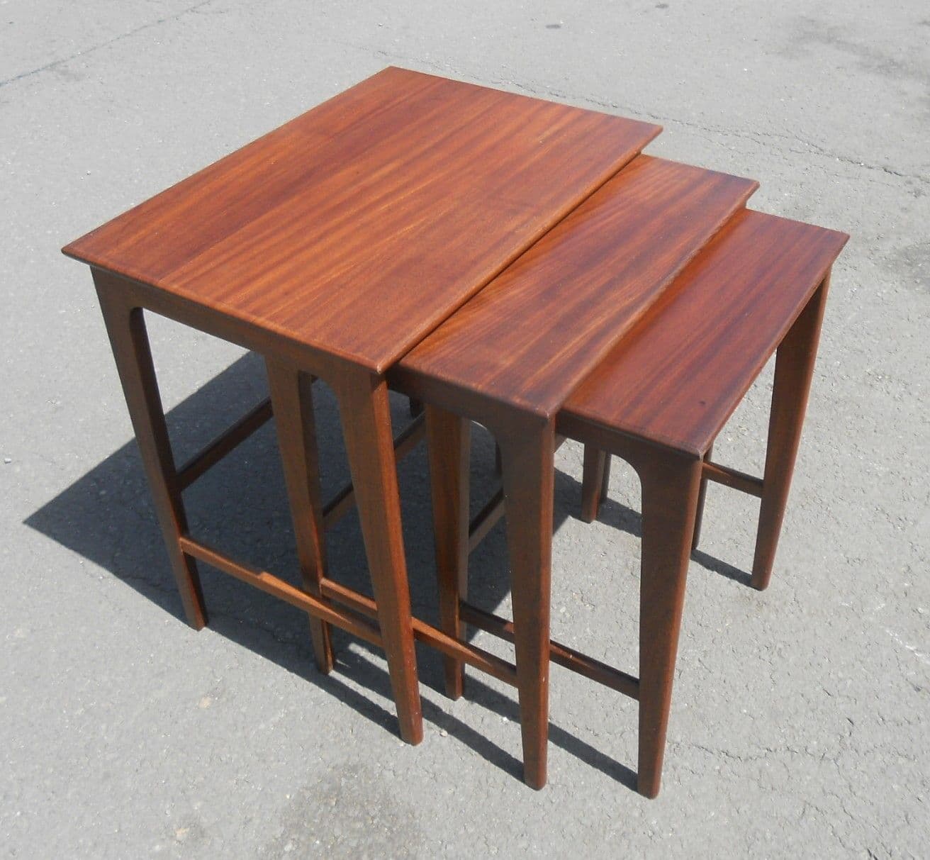Edwardian Style Mahogany Nest of Coffee Tables