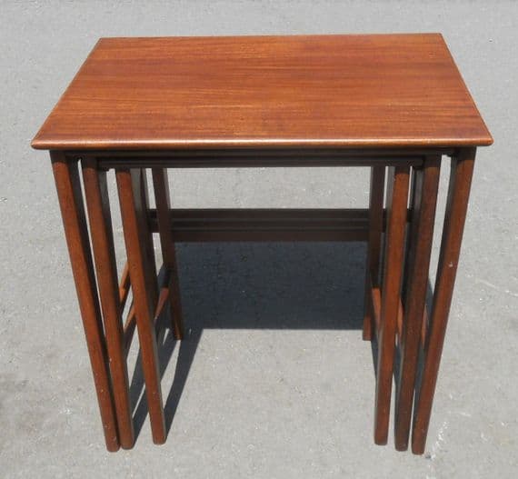 Edwardian Style Mahogany Nest of Coffee Tables