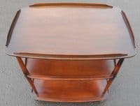 Elm Three Tier Tea Trolley by Ercol - SOLD