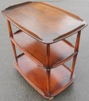Elm Three Tier Tea Trolley by Ercol - SOLD