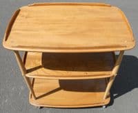 Ercol Three Tier Light Elm Tea Trolley