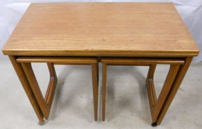 Foldover Teak Nest of Tables by McIntosh - SOLD