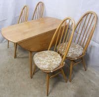 Four Light Ercol Dining Chairs