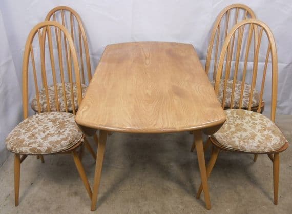 Four Light Ercol Dining Chairs