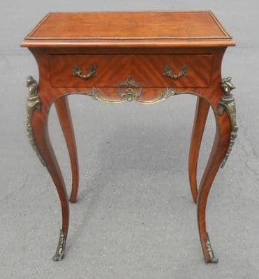 French Walnut Side Table