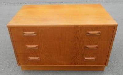 G Plan Low Small Chest of Drawers