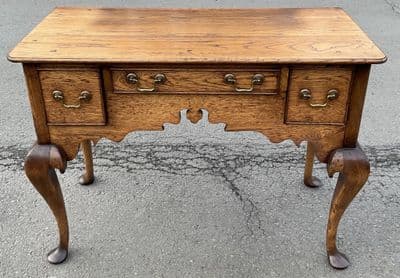 Georgian Style Light Oak Side Table